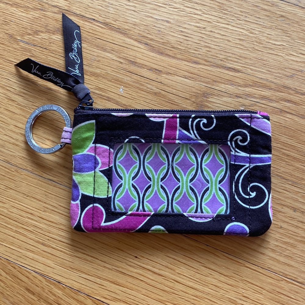 Vera Bradley Zip ID Card Case LIKE NEW